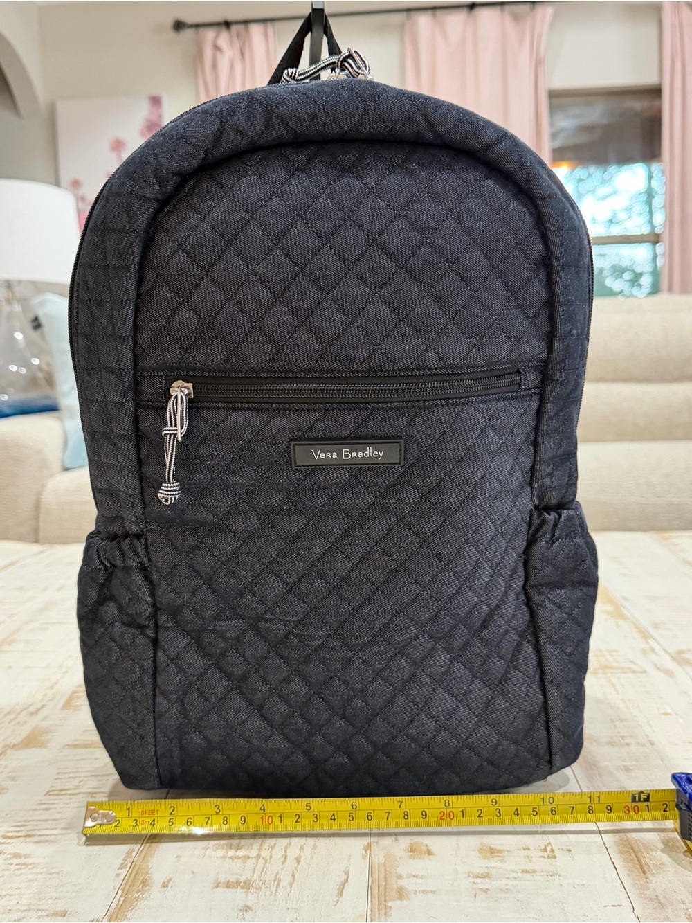 Vera Bradley Quilted Black Everyday Backpack